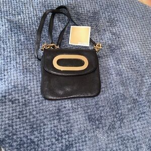 ♥️Michael Kors Black Berkley Crossbody Bag with Gold Accents♥️